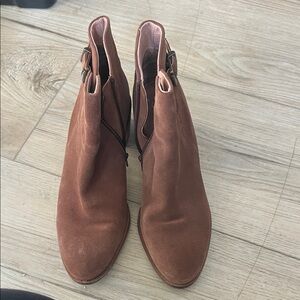 Seychelles tan suede ankle boots 10